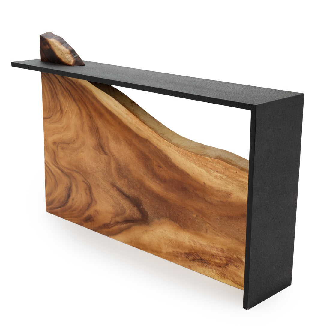 Niranda Wood Console Table Light Brown