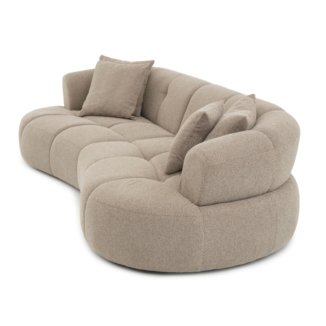 Edwina Fabric Modular Sofa Taupe