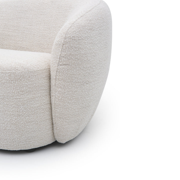 Sorena Fabric Accent Chair Off White