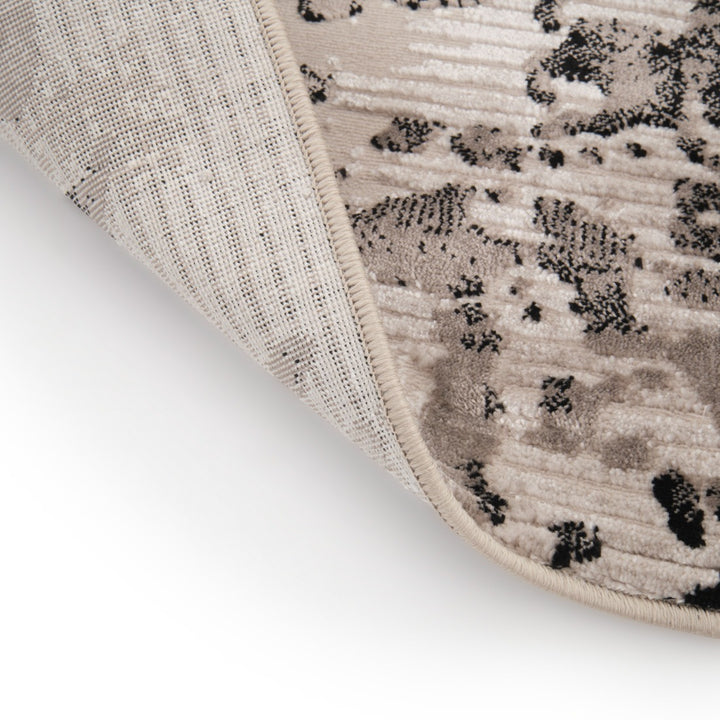 Ekkina Area Rug Black & White