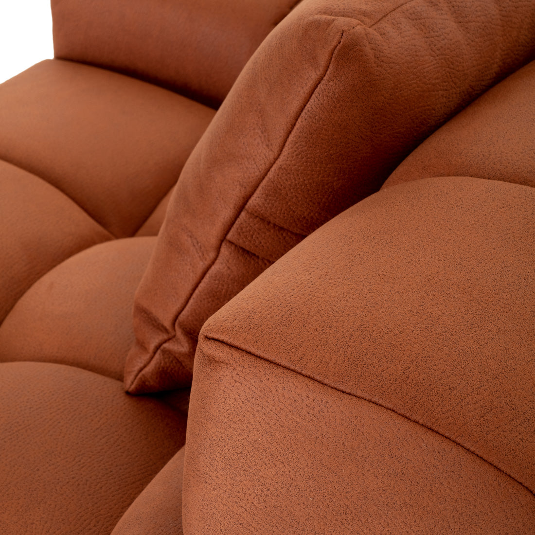 Norika Modular Left Chair Orange