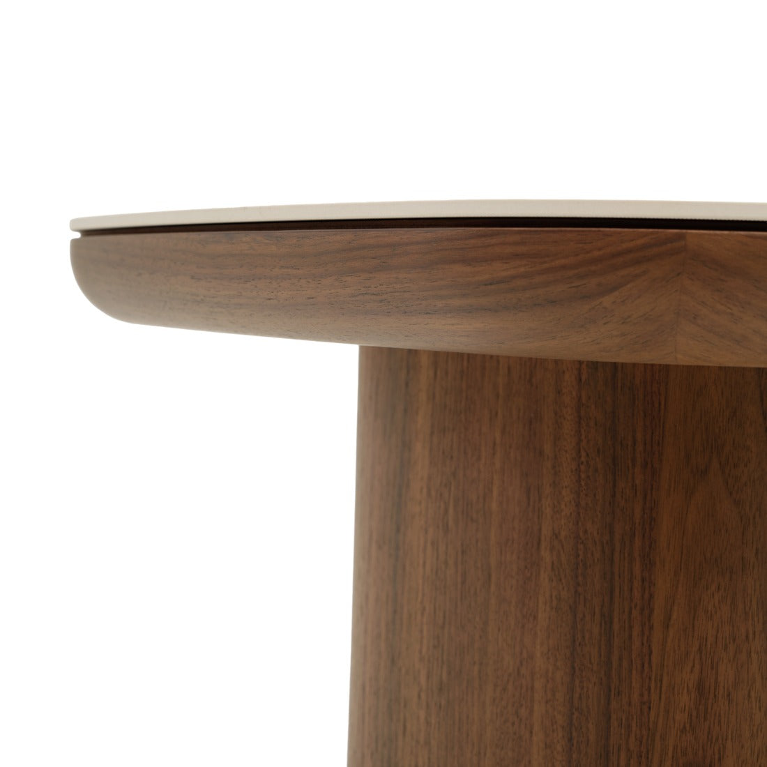 Navani Ceramic End Table Light Brown