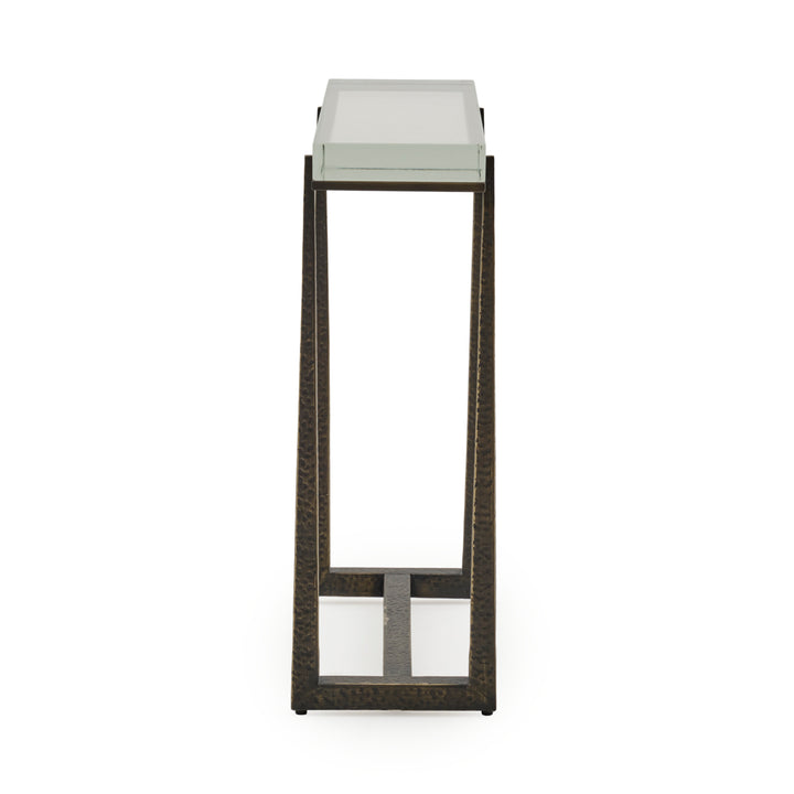 Weverly Accent Table Dark Brown