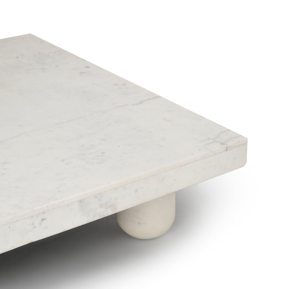 Skylar Marble Coffee Table White