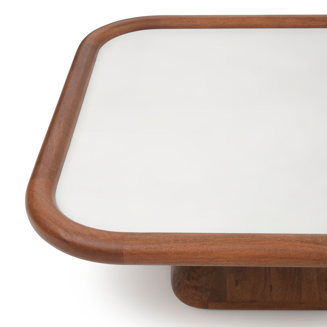 Nesta Wood Coffee Table Dark Brown