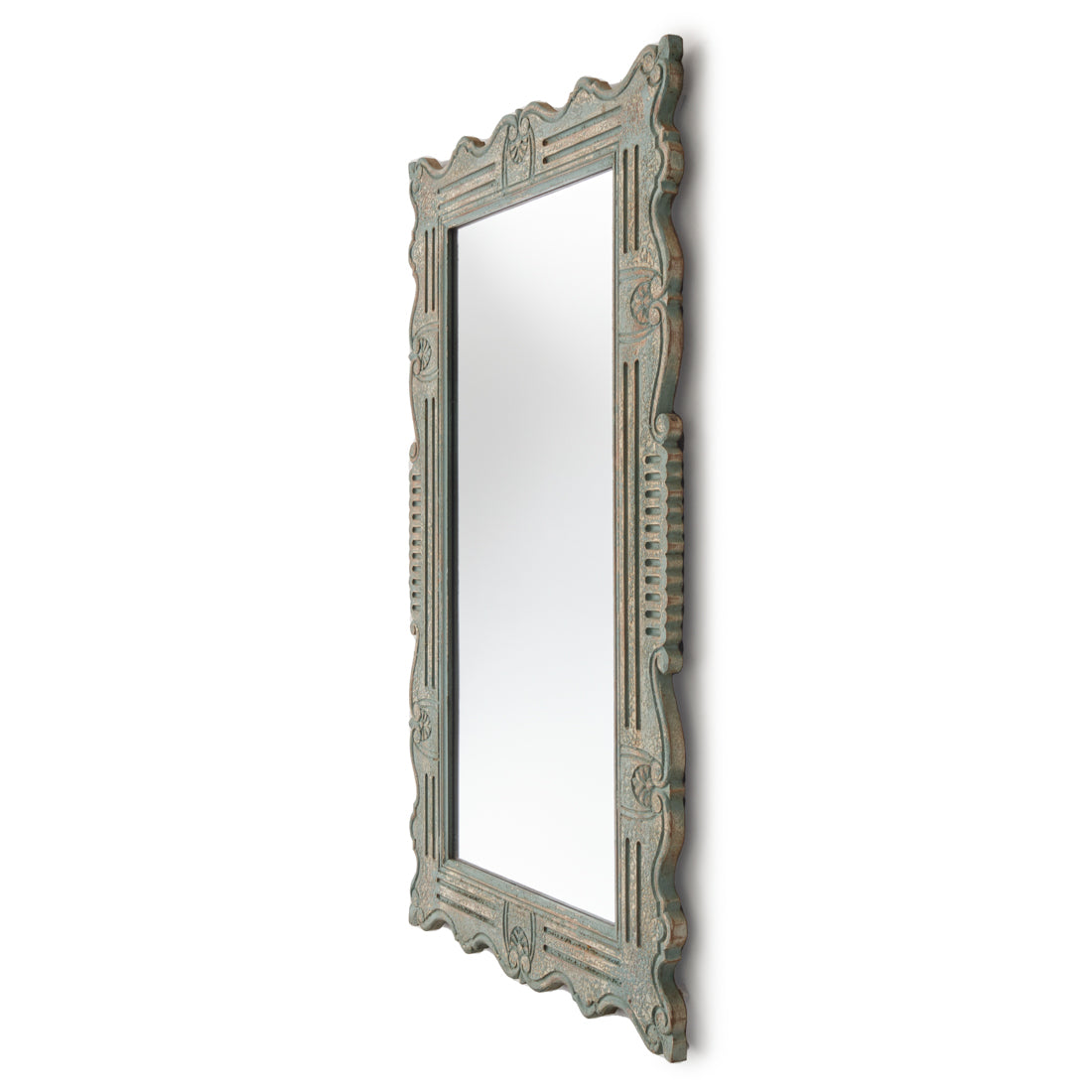 Indira Floor Mirror Teal