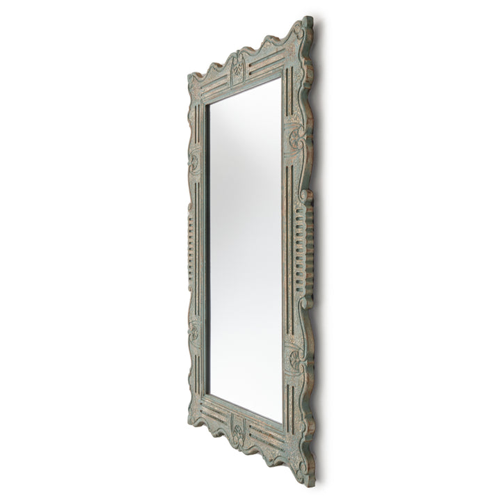 Indira Floor Mirror Teal