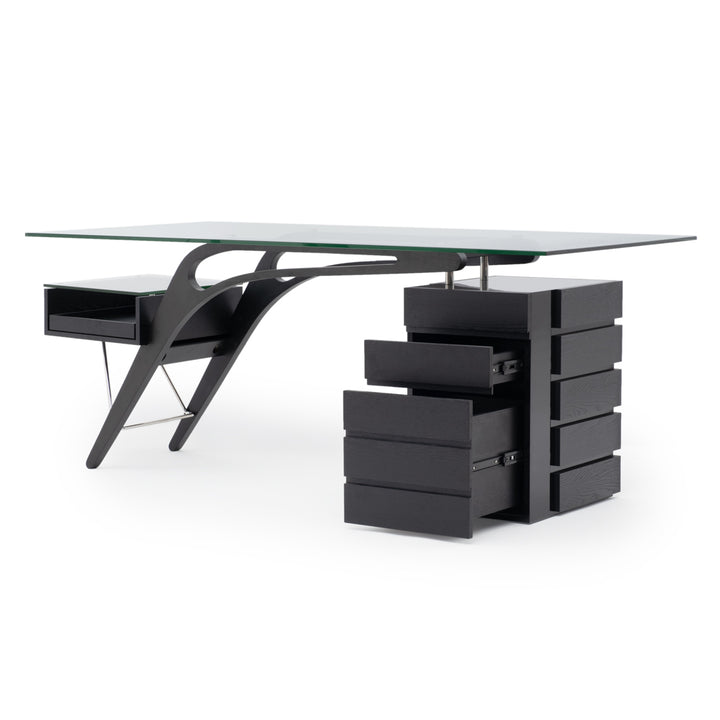 Stealth Desk Dark Brown
