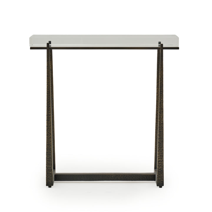 Weverly Accent Table Dark Brown