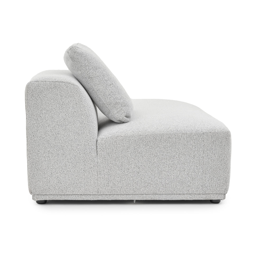 Willowdale Modular Chair W. Right Bumper Light Grey