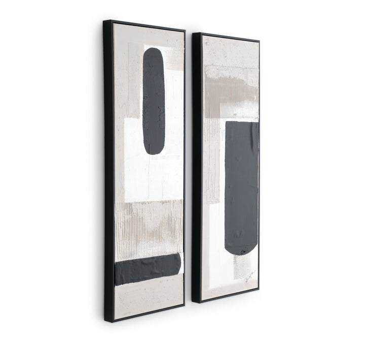 Nagani Painting on Canvas Beige