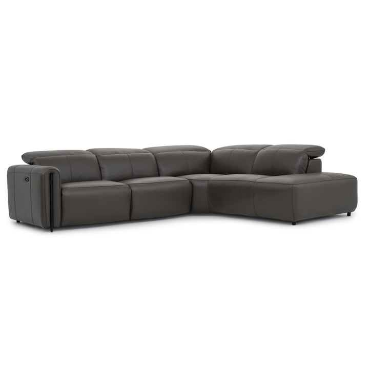 Wilnoir Reclining Sectional Sofa Dark Grey
