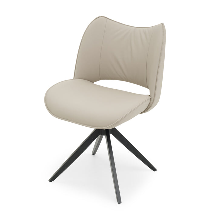 Noella Swivel Chair Taupe