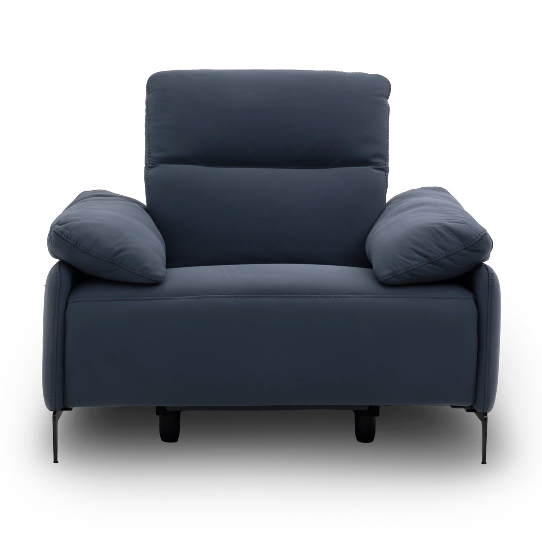 Wakely Reclining Accent Chair Dark Blue