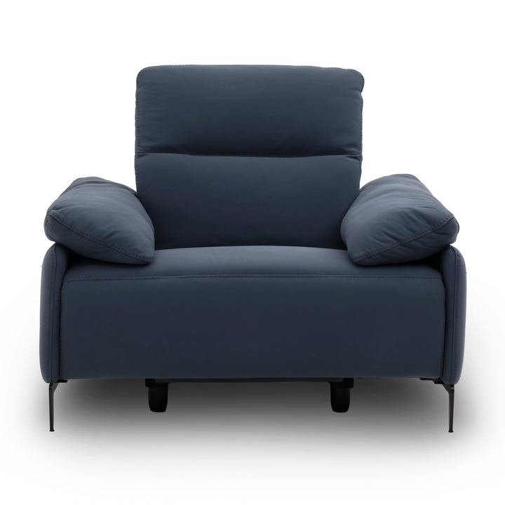 Wakely Reclining Accent Chair Dark Blue