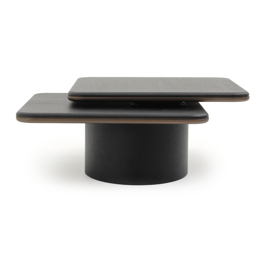Novalee Wood Coffee Table Black