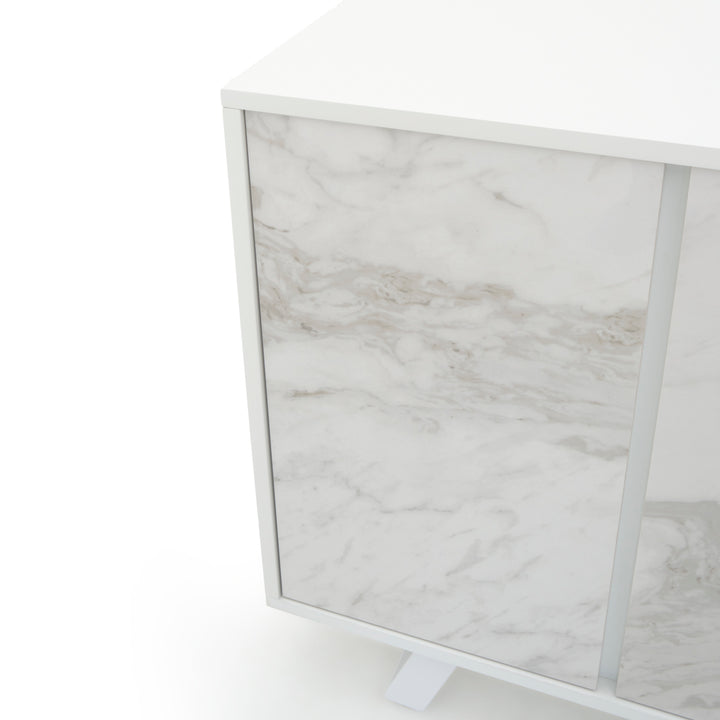 Wimzy Wood Sideboard White