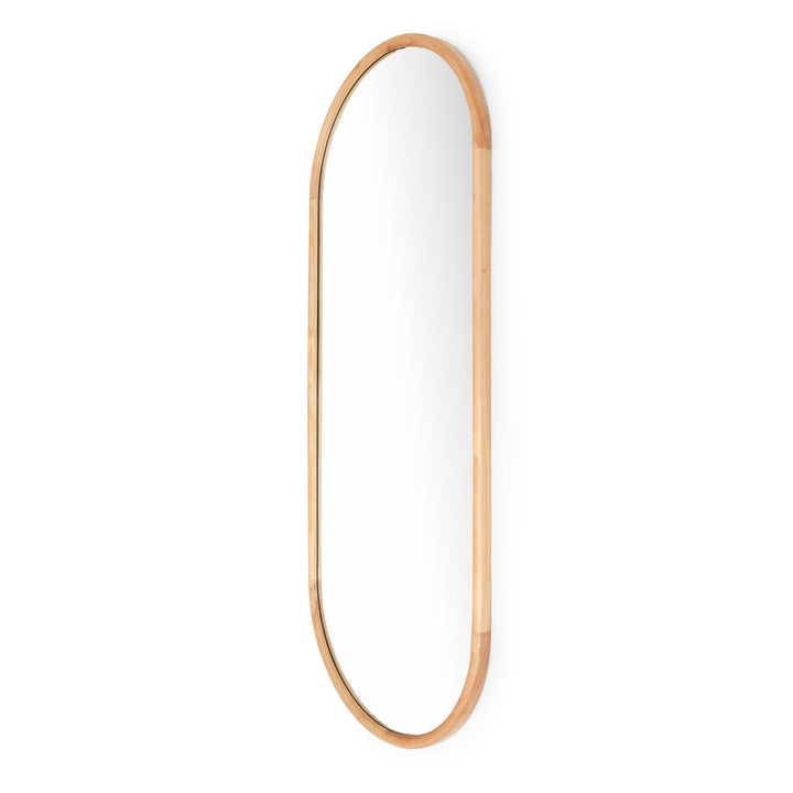Nadino Wall Mirror Light Brown