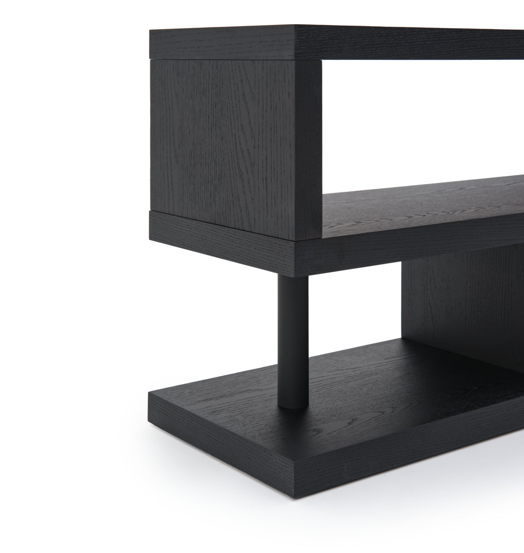 Edward Wood Bookcase Black