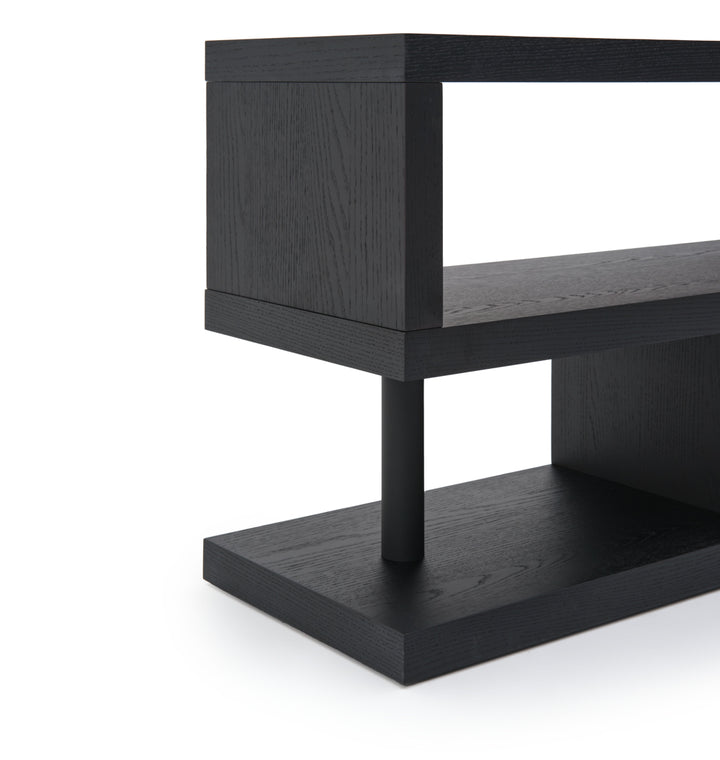 Edward Wood Bookcase Black