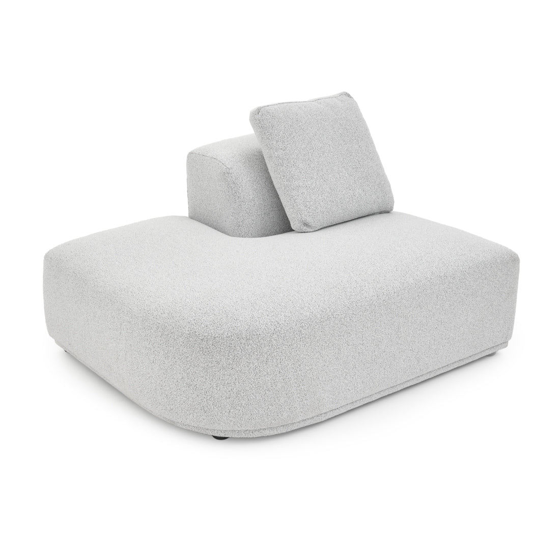 Willowdale Modular Chair W. Left Bumper Light Grey