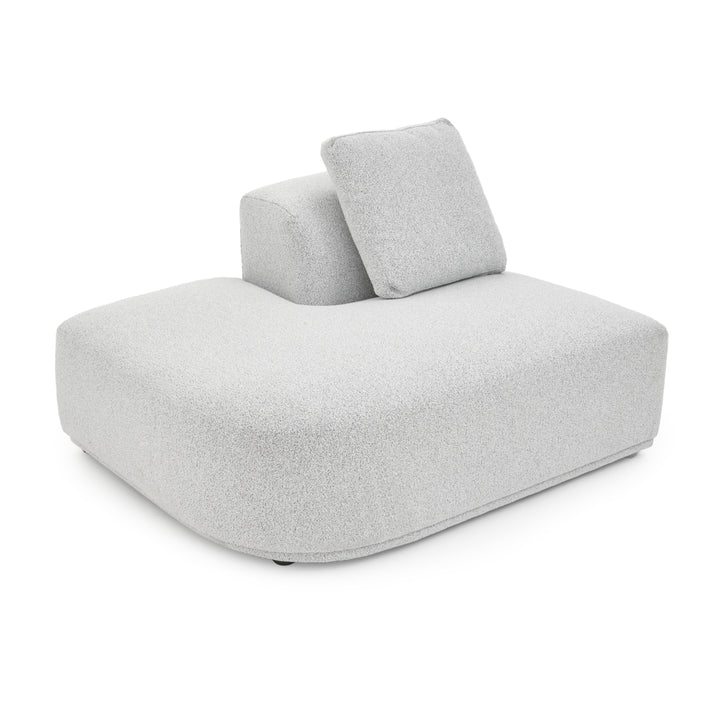 Willowdale Modular Chair W. Left Bumper Light Grey