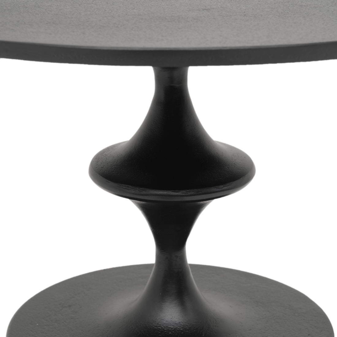 Esdra Metal Accent Table Black