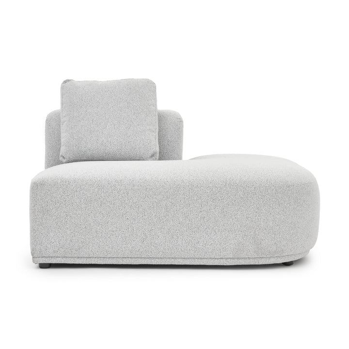 Willowdale Modular Chair W. Right Bumper Light Grey