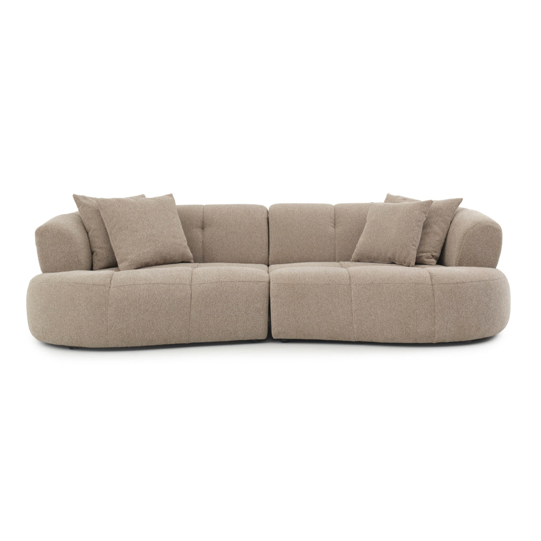 Edwina Fabric Modular Sofa Taupe