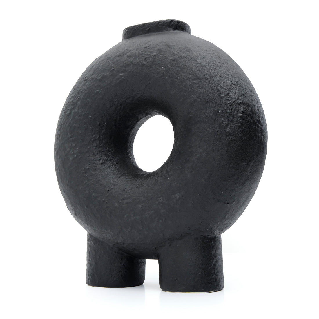 Saja Ceramic Vase Black