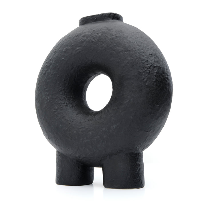 Saja Ceramic Vase Black