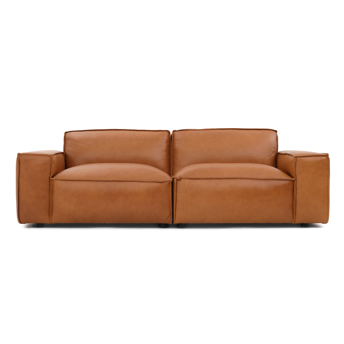 Nook Leather Modular Sofa Cognac