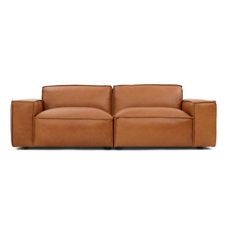 Nook Leather Modular Sofa Cognac