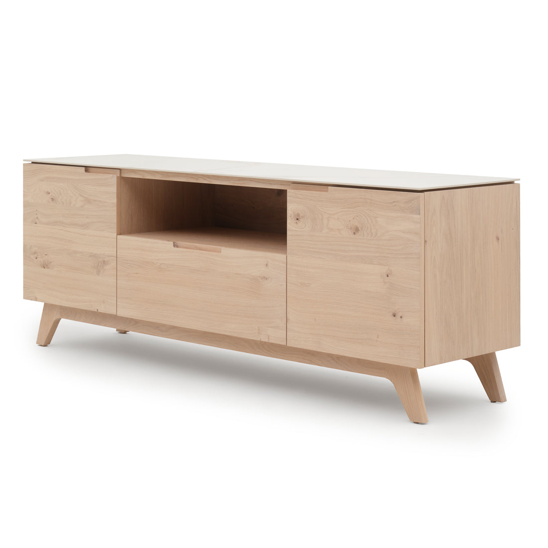 Elaina TV and Entertainment Unit Light Brown