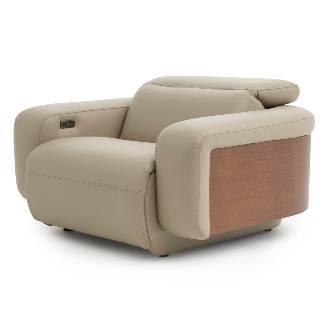 Eltha Reclining Accent Chair Taupe
