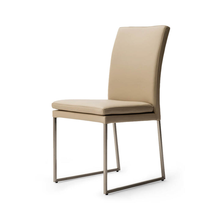 Ritz Leather Chair Beige