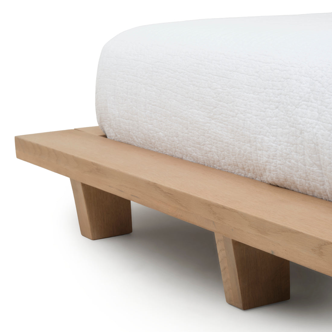 Noemi King Bed Light Brown