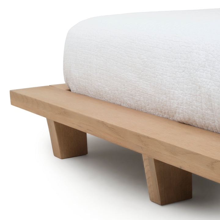 Noemi King Bed Light Brown