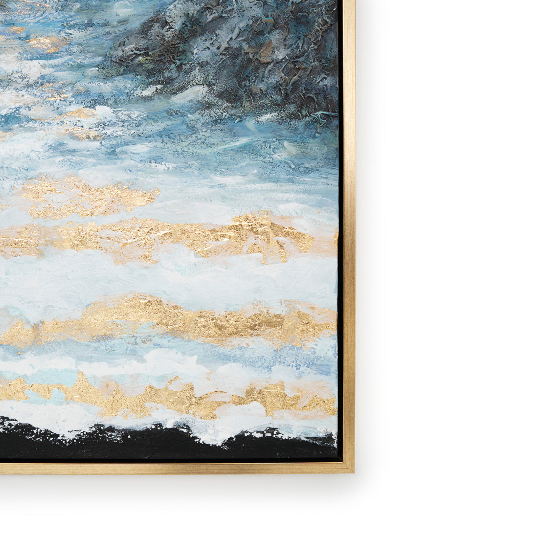 Nagua Painting on Canvas Dark Blue