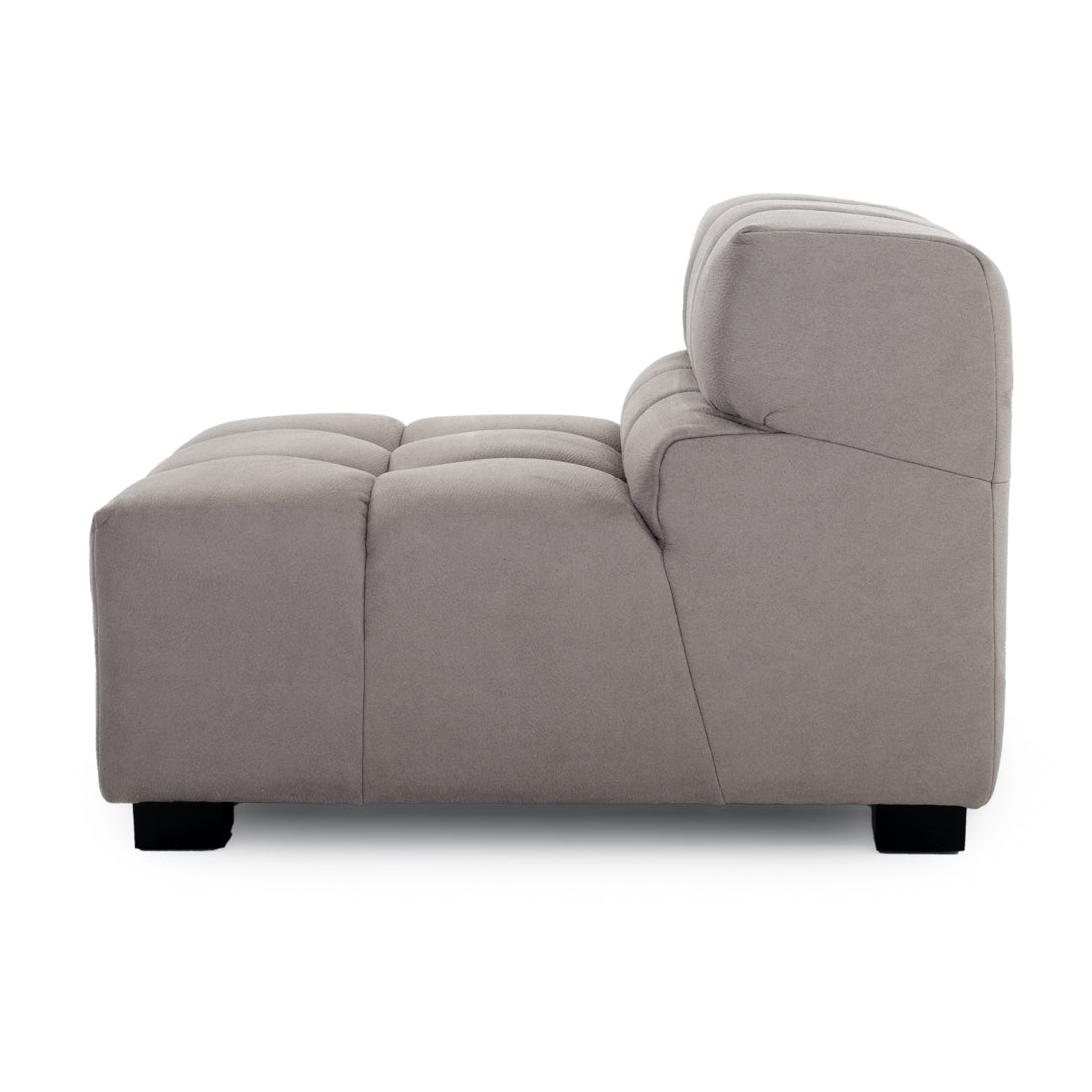 Norika Modular Armless Chair Light Grey