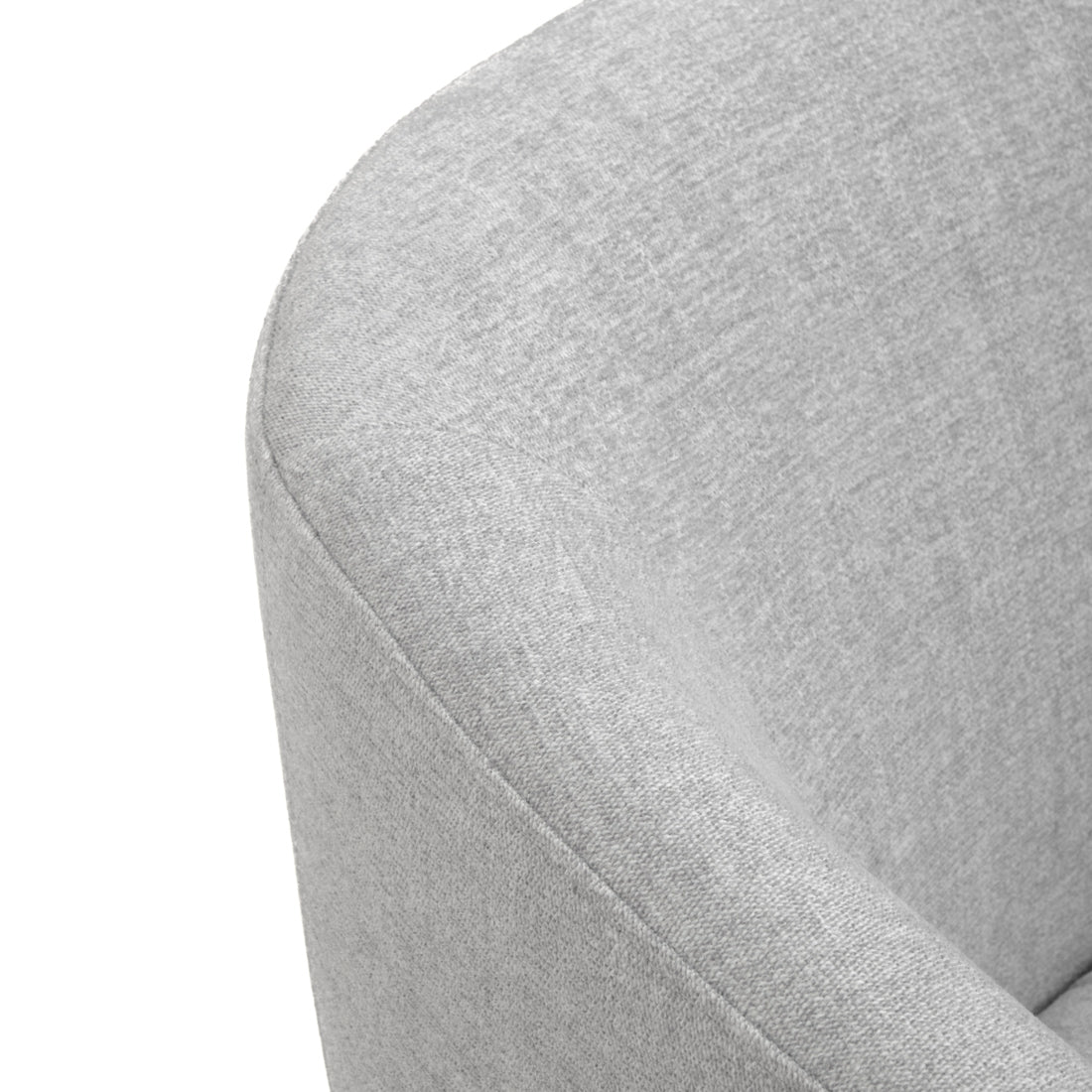 Wyle Swivel Accent Chair Light Grey