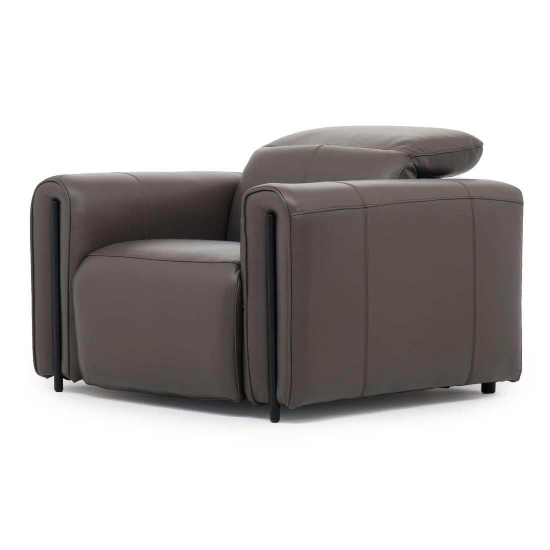 Wilnoir Reclining Accent Chair Dark Grey