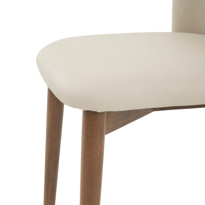 Eliora Leather Chair Beige