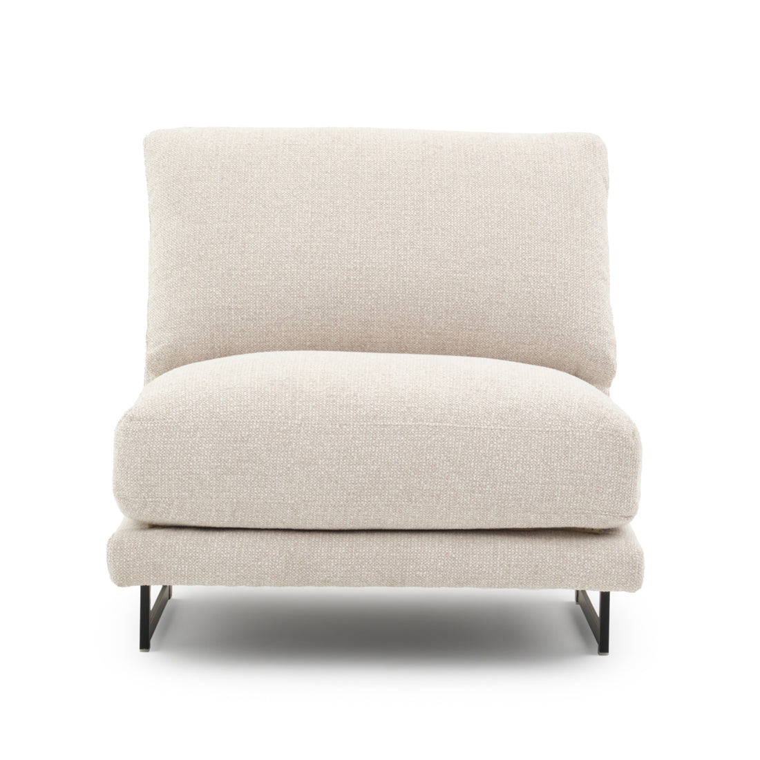 Elizabeth Modular Armless Chair Beige