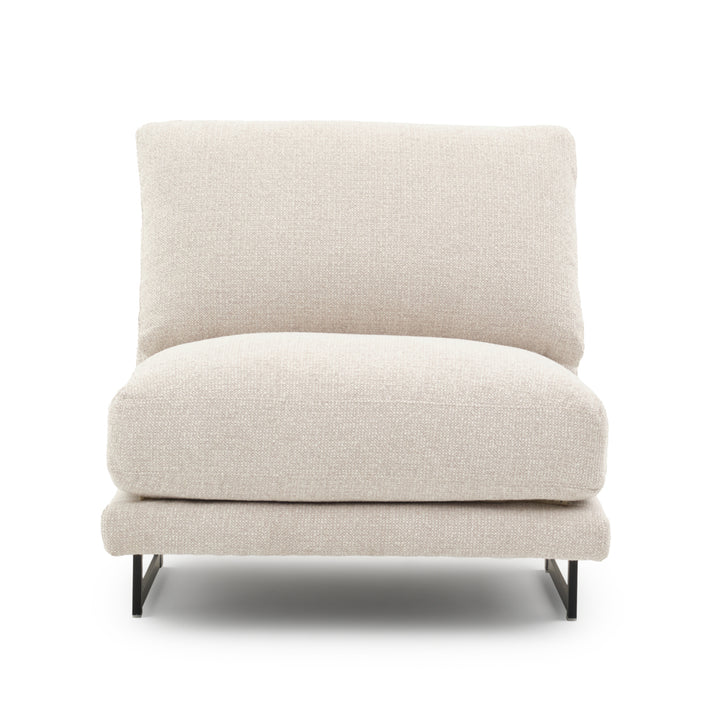 Elizabeth Modular Armless Chair Beige