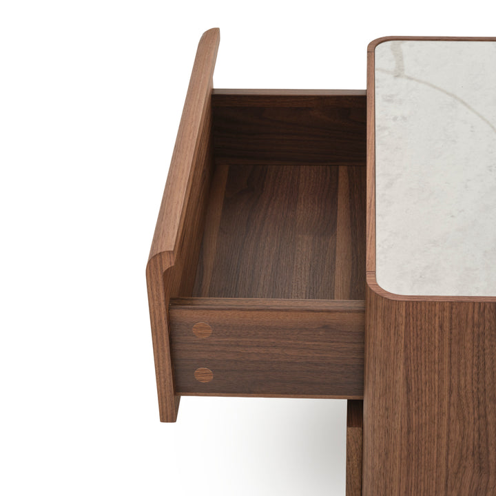 Evana Nightstand Dark Brown