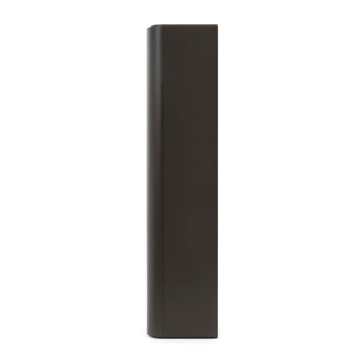 Wadena Glass Curio Dark Brown