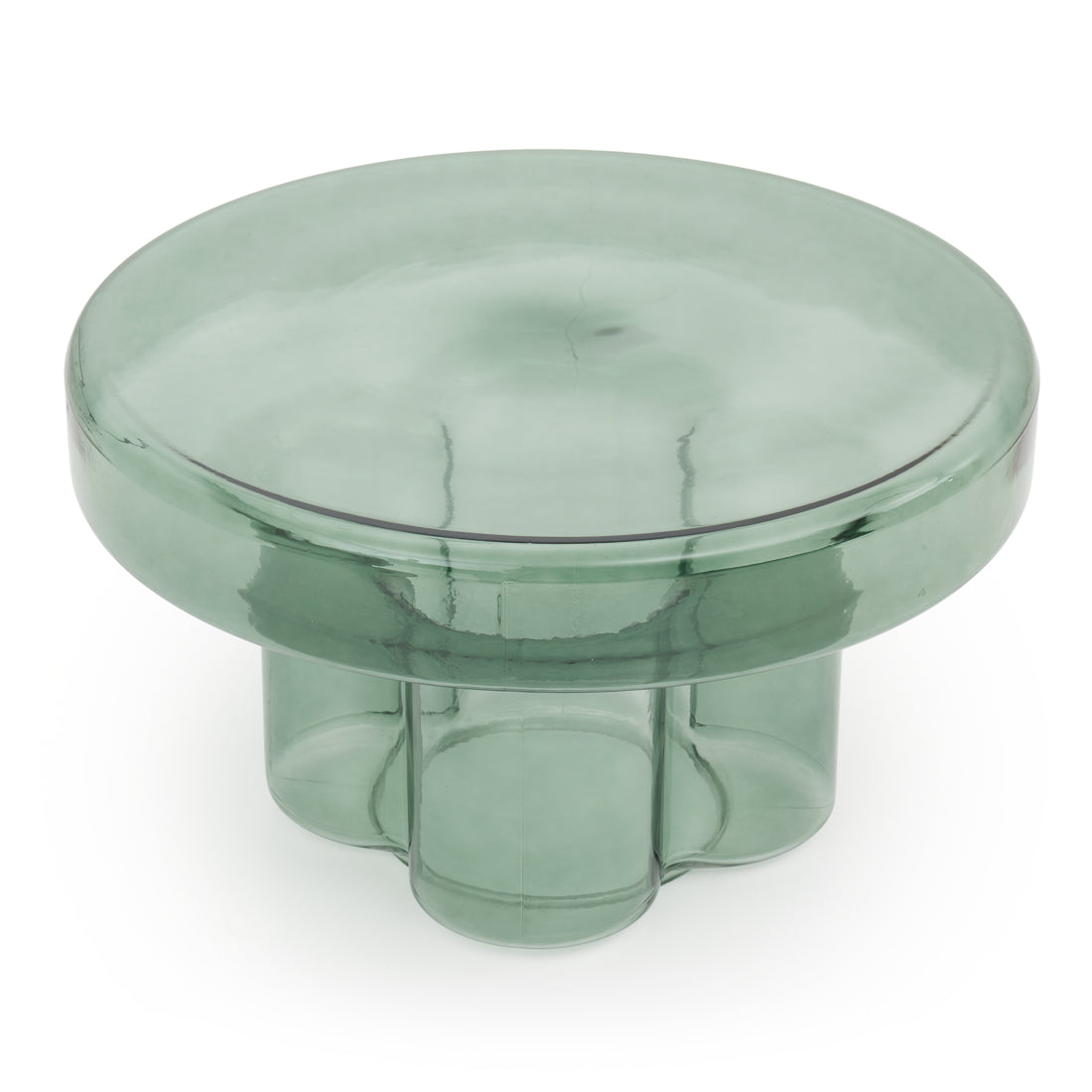 Eira Glass Coffee Table Aqua