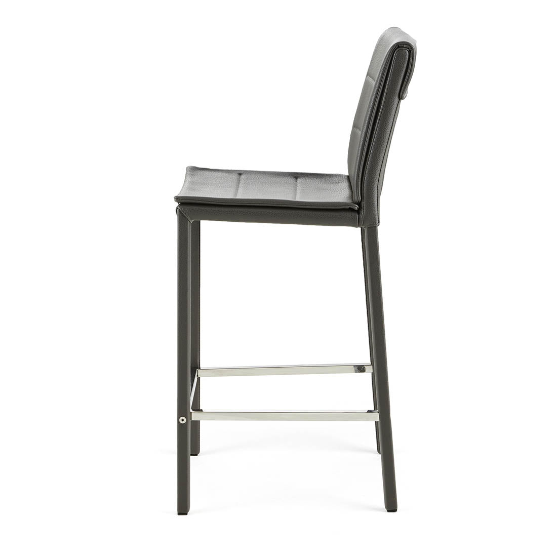 Wave Counter Stool Dark Grey