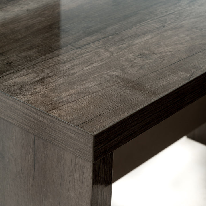 Winslet L-Shaped Desk Dark Brown